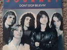 JOURNEY DON'T STOP BELIEVIN'  45 RECORD + PICTURE SLEEVE
