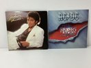Michael Jackson Thriller & ACDC The Razors Edge Vinyl Records (J4) W#618