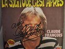 45T Claude François dédicacé