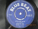 SUPER RARE KINGSTON PETE/BUSTERS ALL STARS - 'LITTLE BOY BLUE' ON BLUE BEAT
