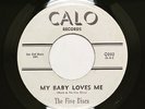 Five Discs “My Baby Love Me/Adios”  on Calo 202, 45 Rpm