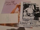 Jerry Jeff Walker Signed poster, card and record see description