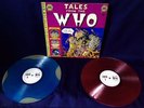 VERY RARE “TaIes From the Who” I974 VG+ 2x RED BLUE COLOURED VINYL Lp + 2 (4)