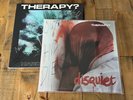 THERAPY? - Disquiet Vinyl LP EX COND + Hard Cold Fire Turquoise Vinyl Signed NEW