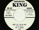 Doo-Wop R&B 45 - 5 Royales - Don't Let It Be In Vain - King - VG+