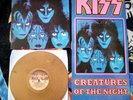 KISS LP CREATURES OF THE NIGHT TRANSLUCID GOLD COLOURED VINYL + POSTER