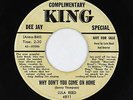 Doo-Wop Blues/R&B 45 - Lula Reed - Why Don't You Come On Home - King