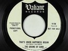 Garage 45 - Grains Of Sand - That's When Happiness Began - Valiant