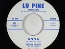R&B Soul 45 - Wilson Pickett & The Falcons - Anna - Lu Pine - VG++