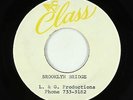 R&B Jazz 45 - Unknown Artist - Brooklyn Bridge - Class Test Pressing unreleased?