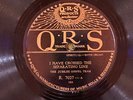 QRS 7027 Jubilee Gospel Team CROSSED THE SEPERATION LINE 78 rpm 1929  E- V+ rare