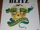 Blitz - Splattered Vinyl LP “Voice Of A Generation”LP 100 Made W/poster