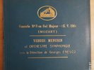 SET 3 X 78 Rpm Y. MENUHIN / G. ENESCO - MOZART Concerto French DG DB-2729/30/31