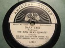 DON BYAS Johnny Guarnieri Slam Stewart QUARTET Dark Eyes/ Laura AMERICAN RECORD