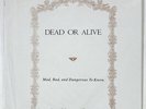 DEAD OR ALIVE MAD, BAD AND DANGEROUS TO KNOW EPIC 303P844 JAPAN PICTURE LP