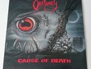 LP OBITUARY - CAUSE OF DEATH  (Ask for shipping prices )