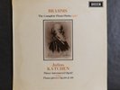 Julius KATCHEN - BRAHMS - Piano works vol.1 -  WBg ED1 - DECCA SXL 6105