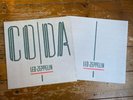 LED ZEPPELIN - CODA -  1st PRESS Vinyl LP - Alsdorf Germany 1A / 1B