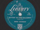 Eddie Cochran - Sittin' In The Balcony  Liberty 55056  VG