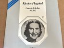 KIRSTEN FLAGSTAD Concerti Di Berlino 9/1952 Wagner Strauss Recital Melodram 2LP