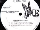 WHITE LABEL PROMO 2xLP  1970 THE DOORS - ABSOLUTELY LIVE   JIM MORRISON psych LP