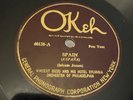 Okeh 78 RPM Vincent Rizzo Hotel Sylvania Orch Of Philadelphia - Spain 40130 V+