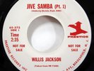 WILLIS JACKSON 45 Jive Samba PRESTIGE Jazz MINT- Promo Van Gelder #3116