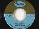 Northern Soul 45 - Marion Black - Who Knows - Capsoul - VG+