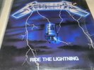 Metallica Ride The Lightning LP  1984 Reissue Inner 9 60396-1 Specialty Pressing