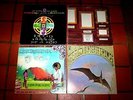 PROG psych ( 4 ) vinyl LP lot: THE FLOCK / ELP / VANILLA FUDGE / QUICKSILVER VG+