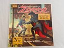 Walt Disney Four Adventures Of Zorro 1958 Disneyland WDA 3601 LP Gatefold Book