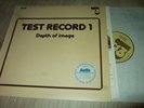 TEST RECORD 1 DEPTH OF IMAGE AUDIOPHILE LP 1979 OPUS 3 SWEDEN +INSERT