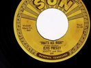 Elvis Presley SUN 209 That's All Right / Blue Moon 45 Original 1954