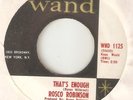 ROSCO ROBINSON Thats Enough WAND NORTHERN SOUL USA 45