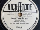 Bluegrass FRANK HUNTER & GENE CHRISTIAN Long Time No See Rich-R-Tone 1049 V++