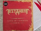 TESTAMENT -  LIVE IN LONDON  -   LIMITED RED VINYL -  RE - BACK ON BLACK