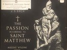 J S Bach The Passion According To St Matthew (1959) 4LP Set Bach Guild