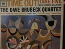The Dave Brubeck Quartet Time Out Take Five By Columbia Records CS 8192 Stereo