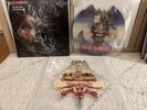 3x IRON MAIDEN Shape Disc VinylLP: Clairvoyant, Evil that men do, Infinte Dreams