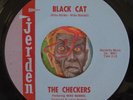 HEAR Checkers 45 Black Cat / Soft Blue JERDEN tittyshaker popcorn exotica NM