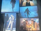 MICHAEL JACKSON SMOOTH CRIMINAL 7 INCH VINYL SOUVENIR PACK 4 POSTCARDS.USED.