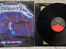 Metallica – Ride The Lightning ; 1984 ELEKTRA LP (VINYL IS VG++ COVER VG)