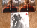 3-taylor swift lp's folklore red and evermore red and green vinyls new sealed