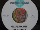 HEAR Accents 45 All Of My Life / I Want Your Love PANORAMA garage Terry Allen