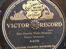 78 rpm Victor 4409, Dance Orchestra, Blue Danube Waltz, Strauss V+