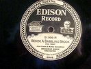 78 : EDISON 51166-BROADWAY D O/STEVENS TRIO-BESIDE A BABBLING BROOK / WHY  -E+