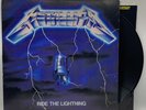 Metallica - Ride The Lightning - 1984 “HW” US Press Album (VG+) Ultrasonic Clean