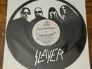 SLAYER VINYL LASER CUT RECORD ART HELL AWAITS MACHINE CUT ALBUM GREAT FRAMED