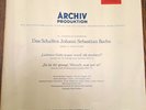 Works of J.S.BACH-Bach Cantatas BWV 8 & 45, Karl Richter. Red Archiv 198028. NM