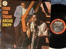 ARCHIE SHEPP - FOUR FOR TRANE - ABC IMPULSE REPRESS LP vinyl original album VG+
